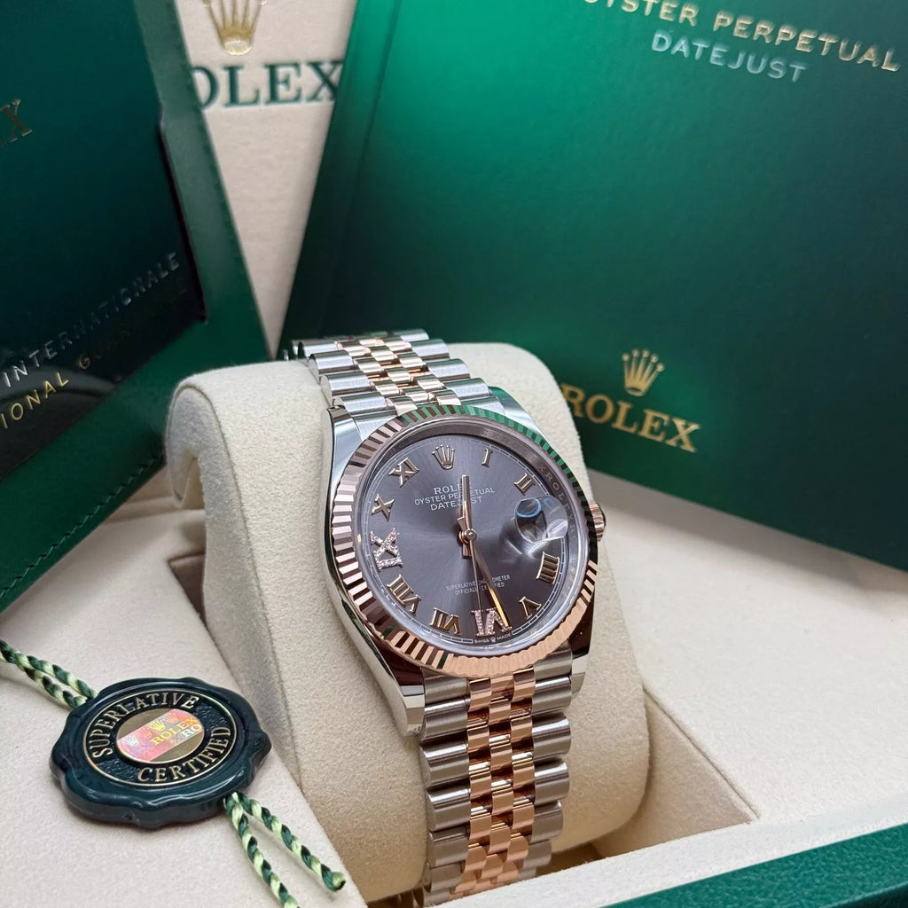 【1:1 Super Clone】  Datejust 36mm 126231 Slate Dial Jubilee Bracelet