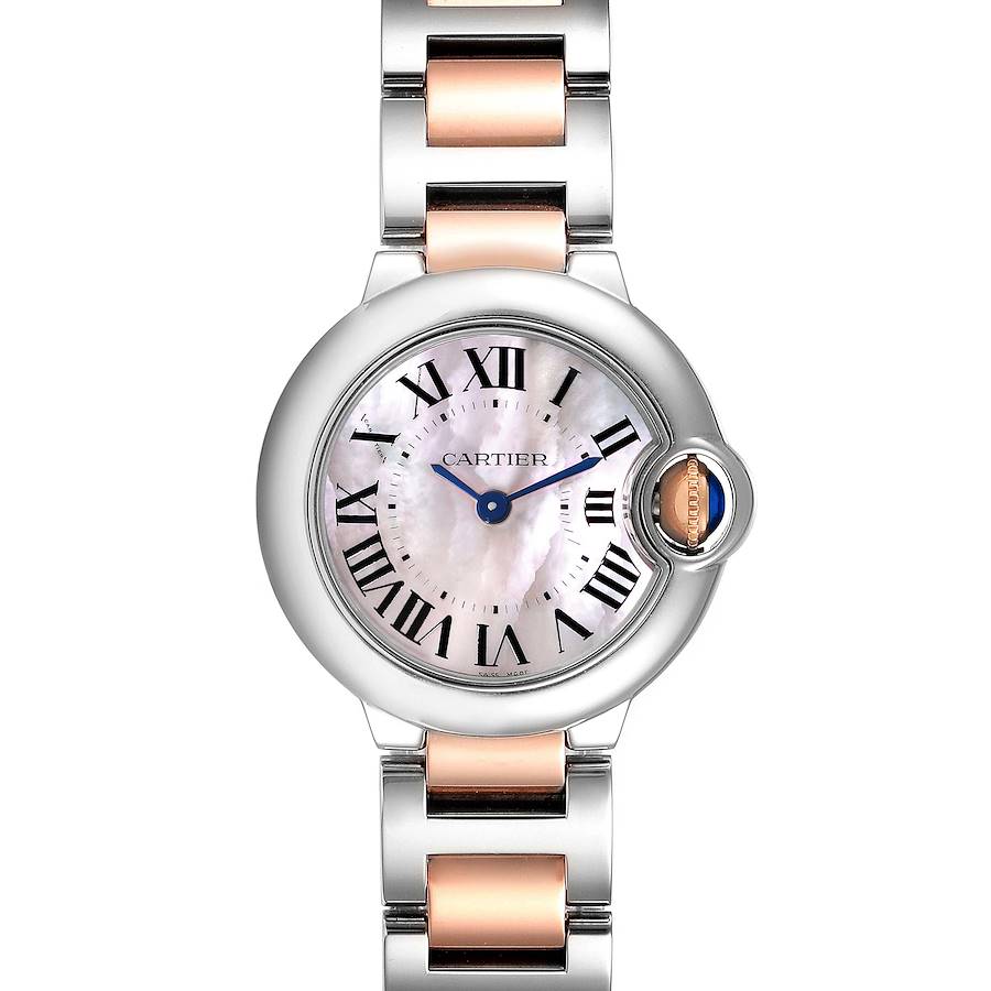 【1:1 Super Clone】BALLON BLEU Pink Mother of Pearl Dial 28mm