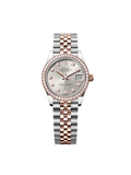【1:1 Super Clone】 Datejust m278381-0015/0016 Silver Diamond Dial Diamond-Set Bezel 31mm