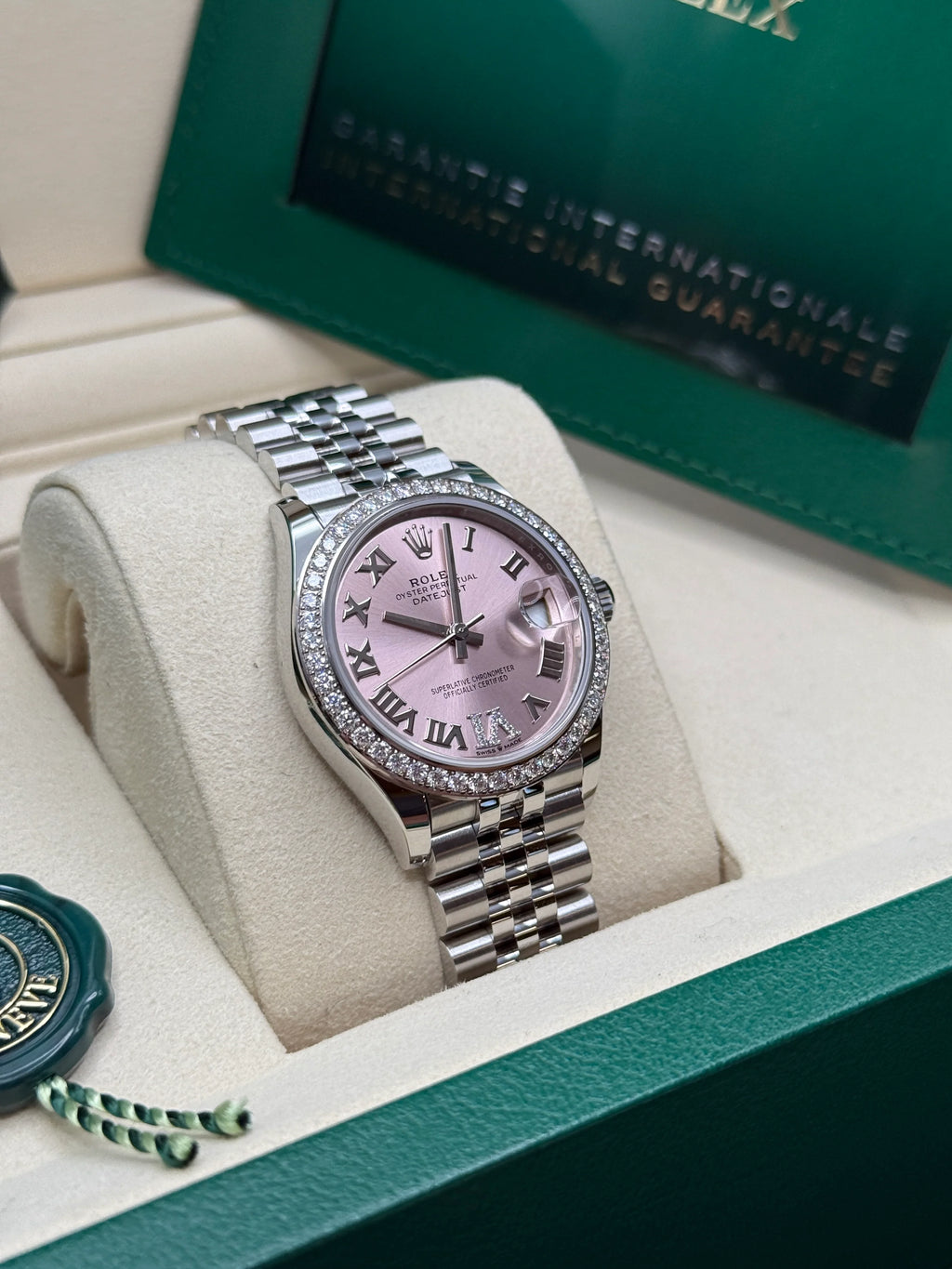 【1:1 Super Clone】 Datejust m278384RBR-0027/0028 Pink 31mm Dial Oyster Watch