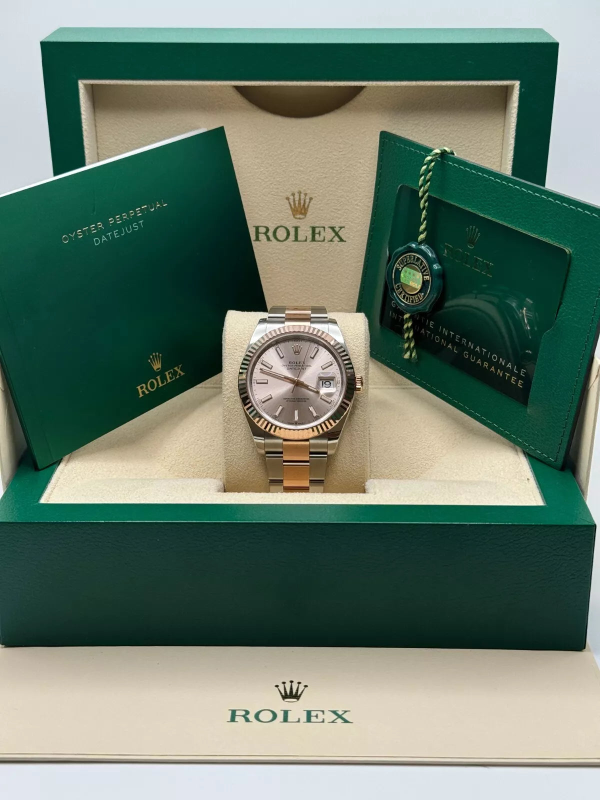 【1:1 Super Clone】  Datejust 41mm 126333 Silver Index Oyster Steel and Yellow Gold Mens Watch