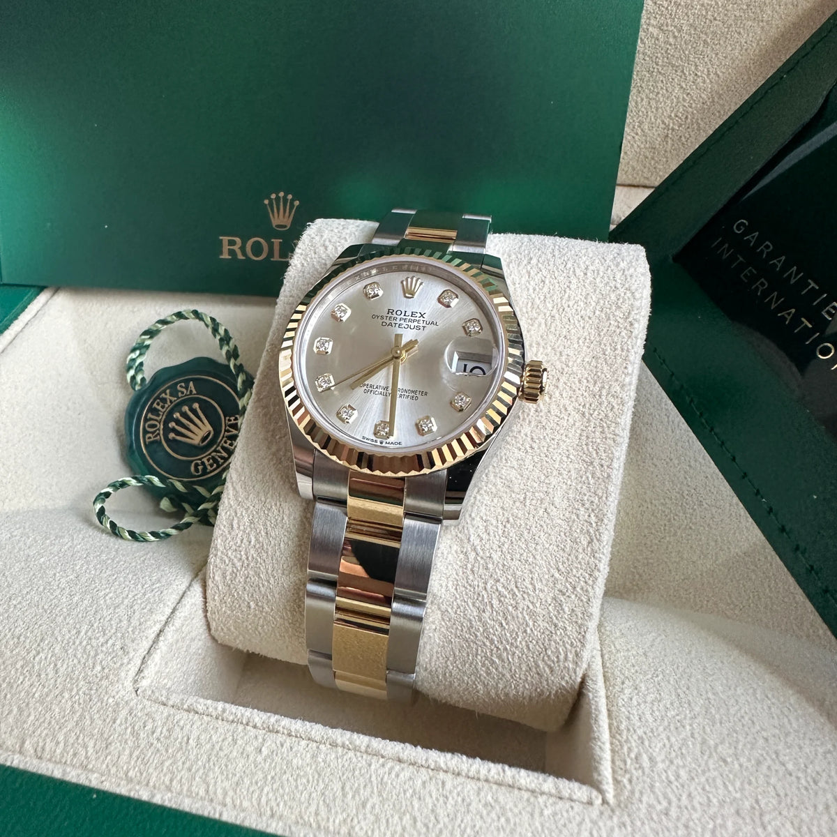 【1:1 Super Clone】 Datejust m278273-0019/0020 31mm Silver Dial Stainless Steel and Yellow Gold Oyster Watch