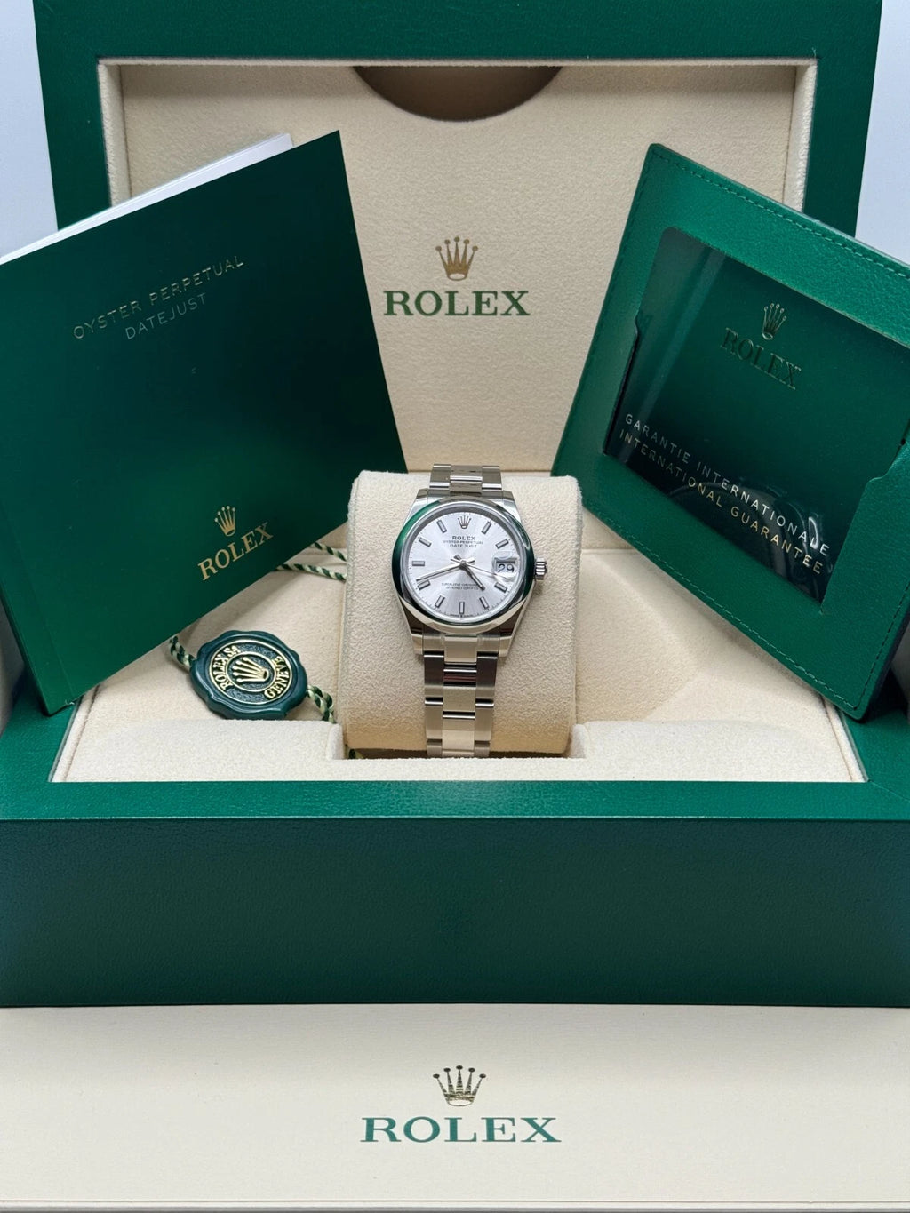 【1:1 Super Clone】 Datejust m278240-0005/0006 31mm  Silver Index Domed Bezel Oyster Oystersteel