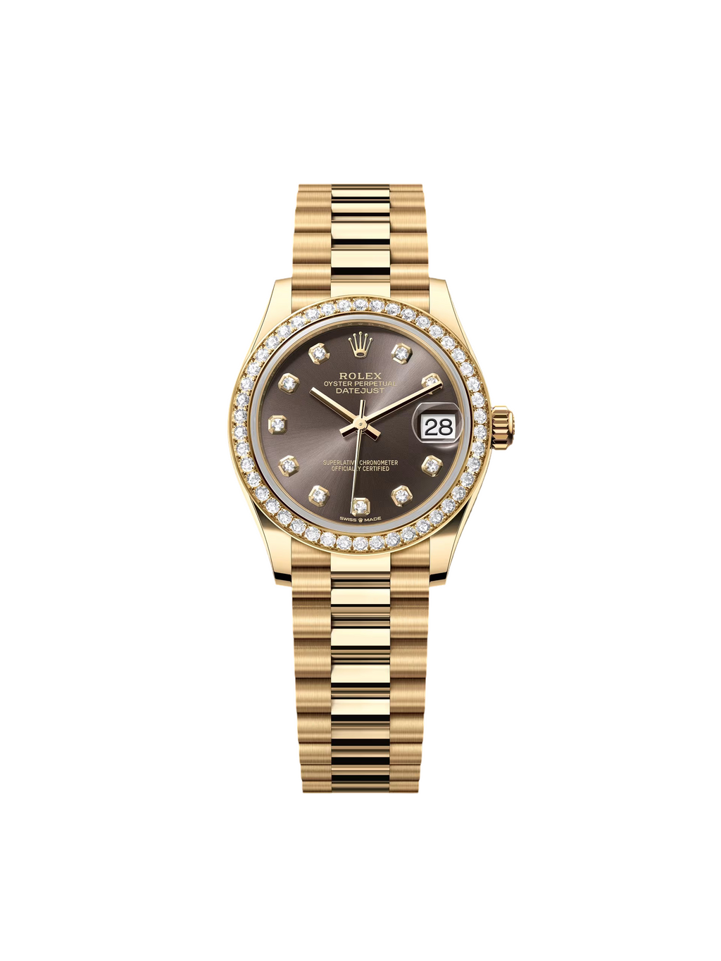 【1:1 Super Clone】 Datejust m278288RBR-0030 Dark Grey 31mm Dial President Bracelet Watch