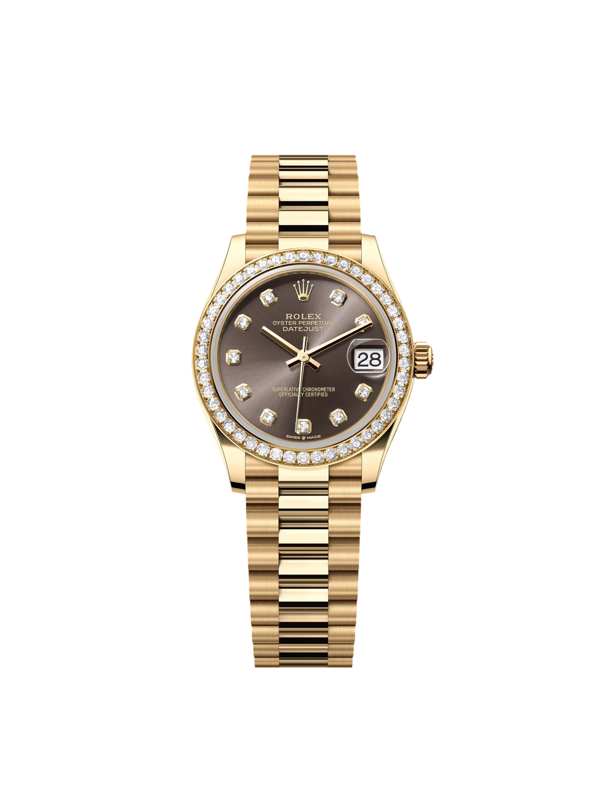 【1:1 Super Clone】 Datejust m278288RBR-0030 Dark Grey 31mm Dial President Bracelet Watch
