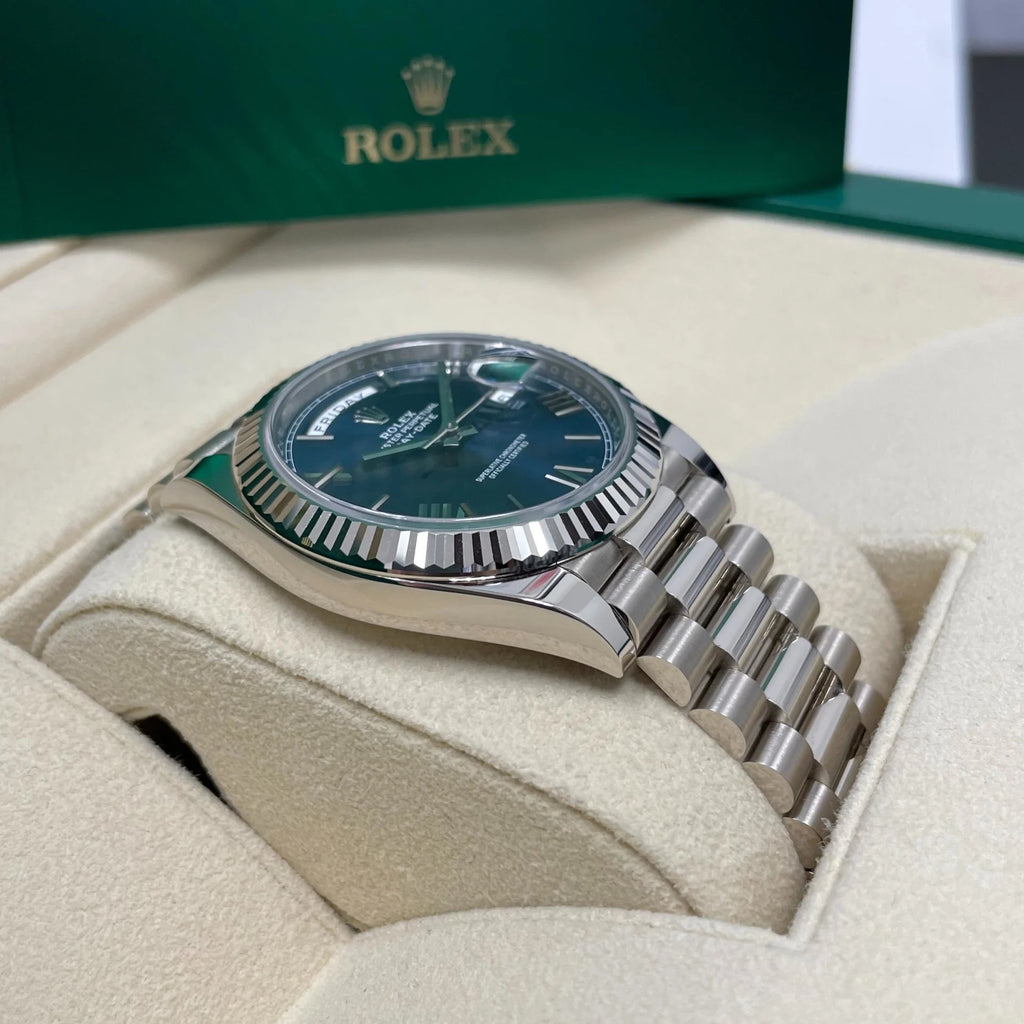 【1:1 Super Clone】  Day-Date "President" 40mm Blue Roman Dial  228236-0007