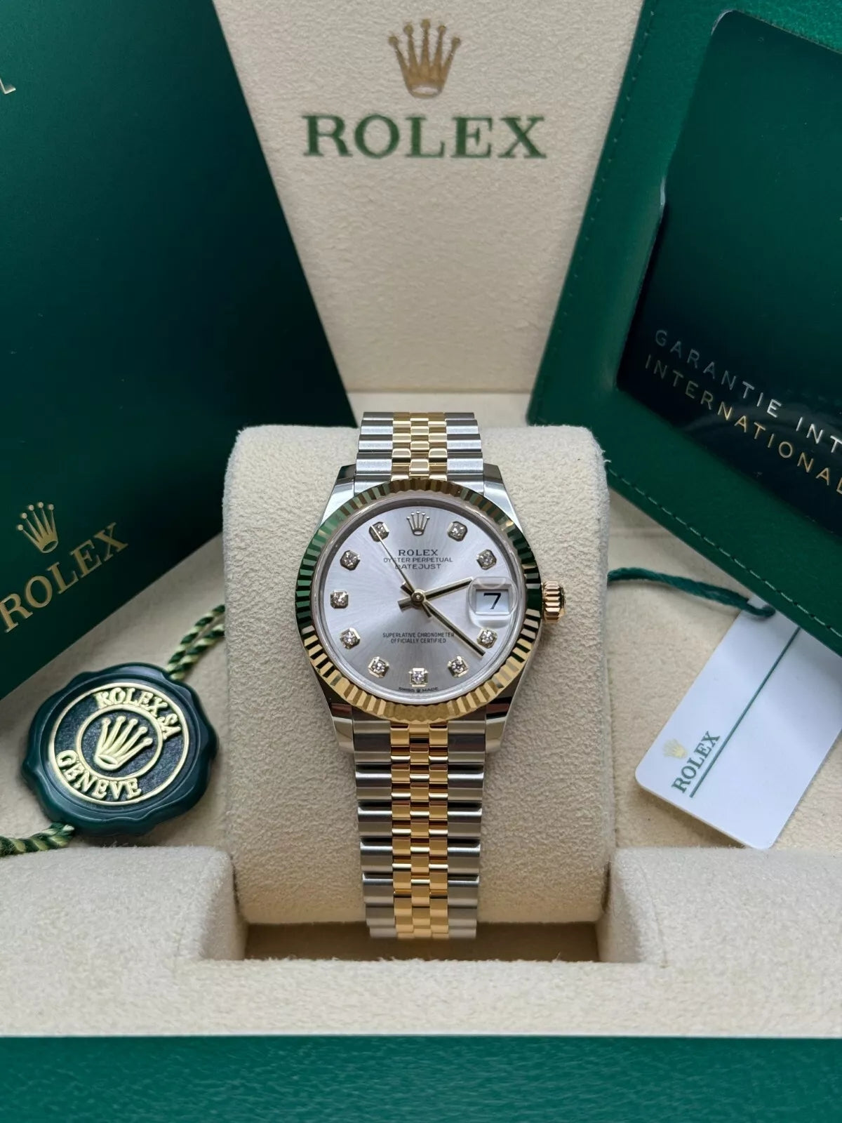 【1:1 Super Clone】 Datejust m278273-0019/0020 31mm Silver Dial Stainless Steel and Yellow Gold Oyster Watch