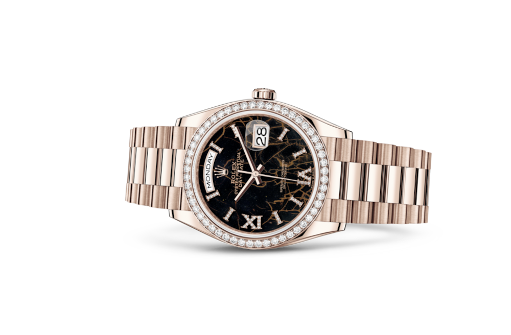 LadyRolex DAY-DATE 36，128345RBR