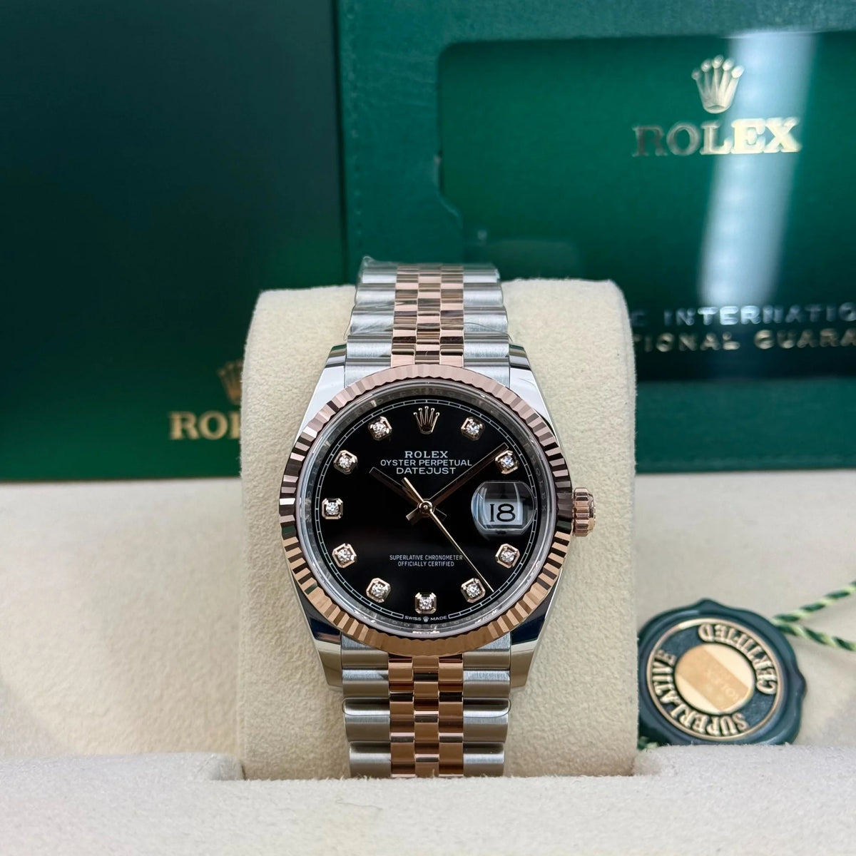 【1:1 Super Clone】  Datejust 36mm 126231 Black Dial 36mm Oyster Bracelet