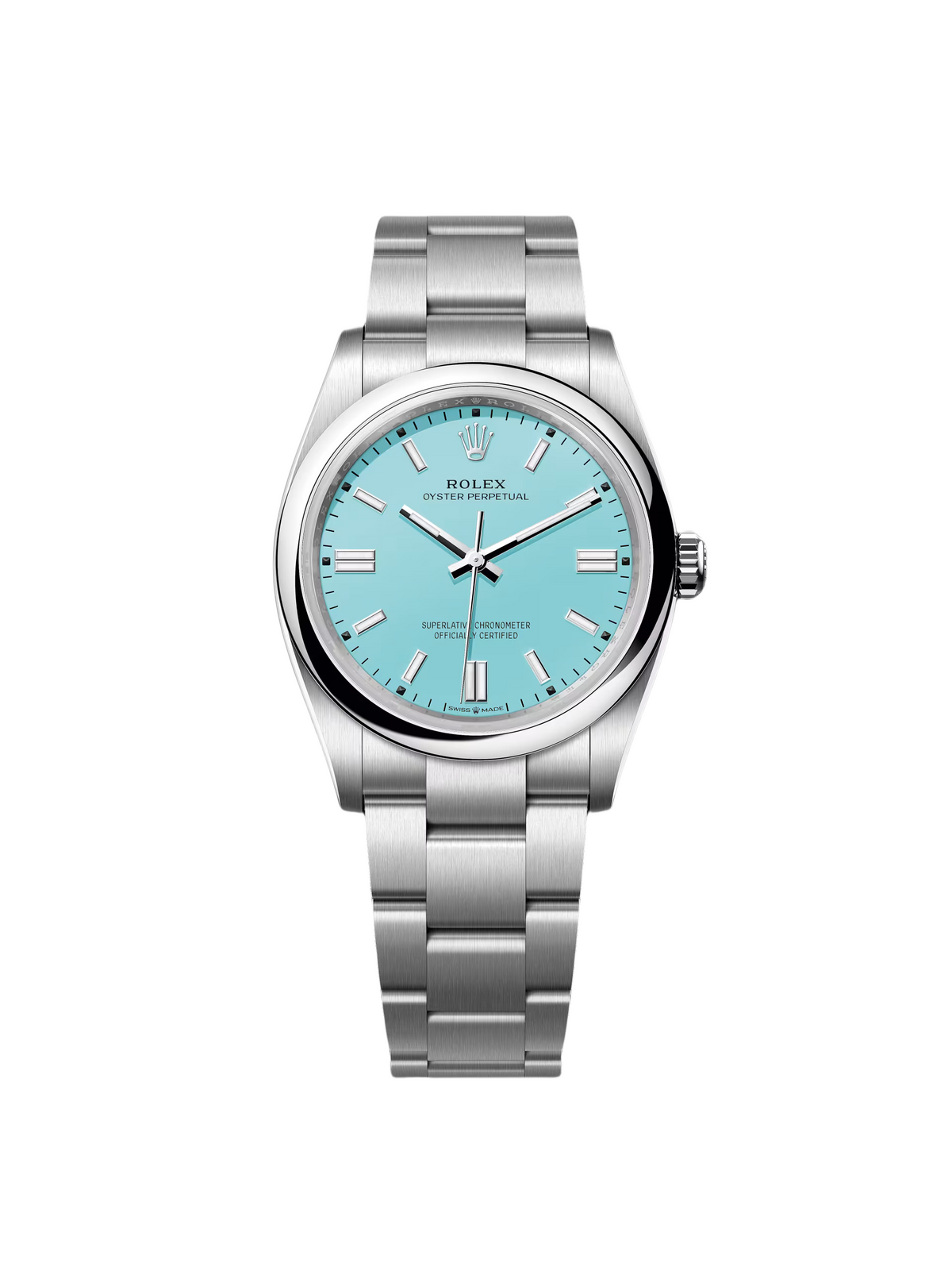 【1:1 Super Clone】 Oyster Perpetual 36mm 126000-0006 Tiffany Blue Turquoise Dial