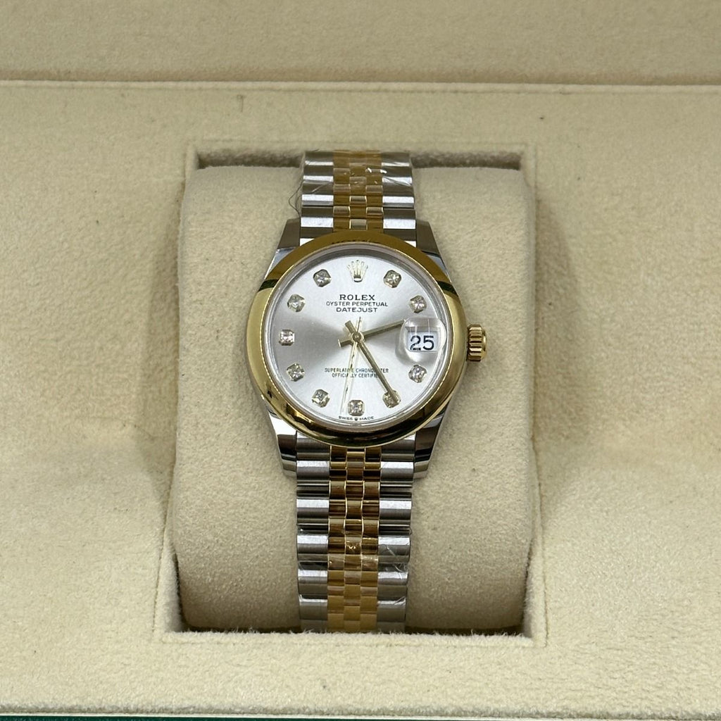 【1:1 Super Clone】 Datejust m278243-0019/0020 31mm Silver Dial Yellow Rolesor Oyster Watch
