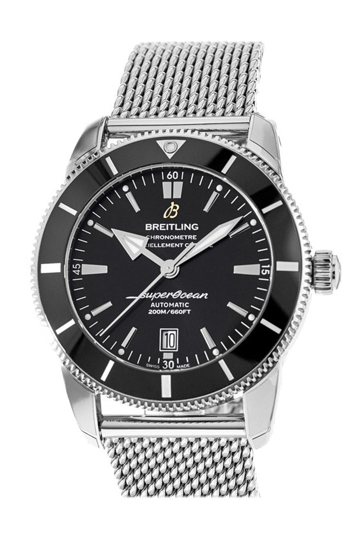 【1:1 Super Clone】Breitling Superocean Heritage II Black Dail Steel Men's Watch AB2020121-B1A1