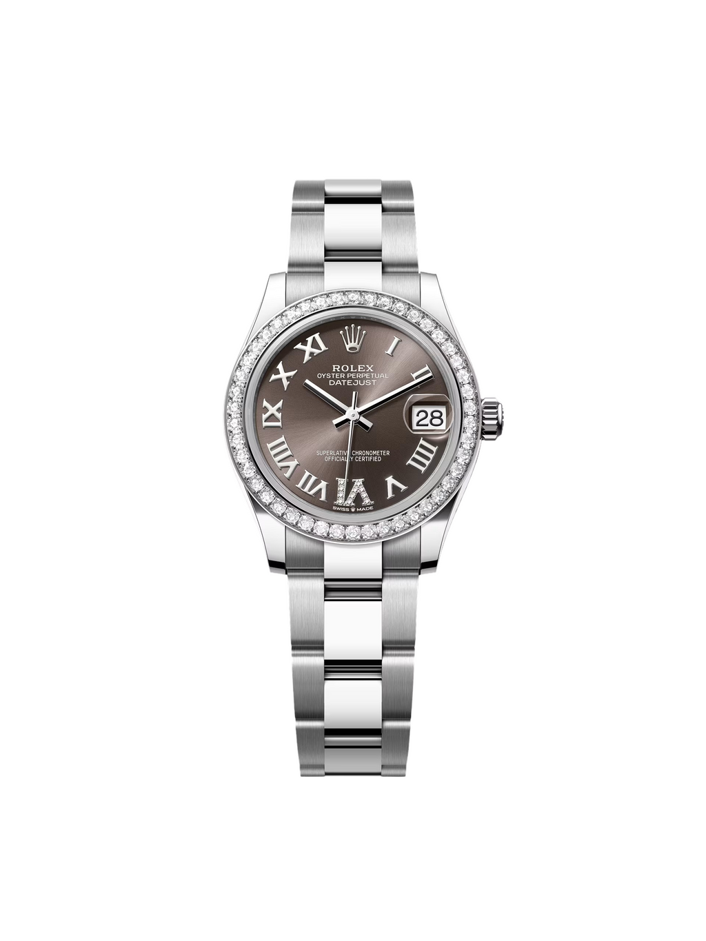 【1:1 Super Clone】 Datejust m278384RBR-0031/0032 Dark Grey 31mm Dial Oyster Watch
