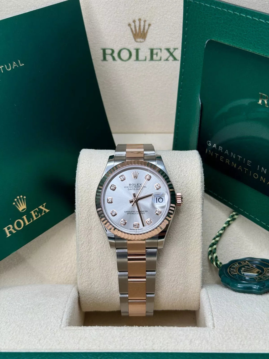 【1:1 Super Clone】 Datejust m278271-0015/0016 Silver 31mm Dial Oyster Bracelet Watch