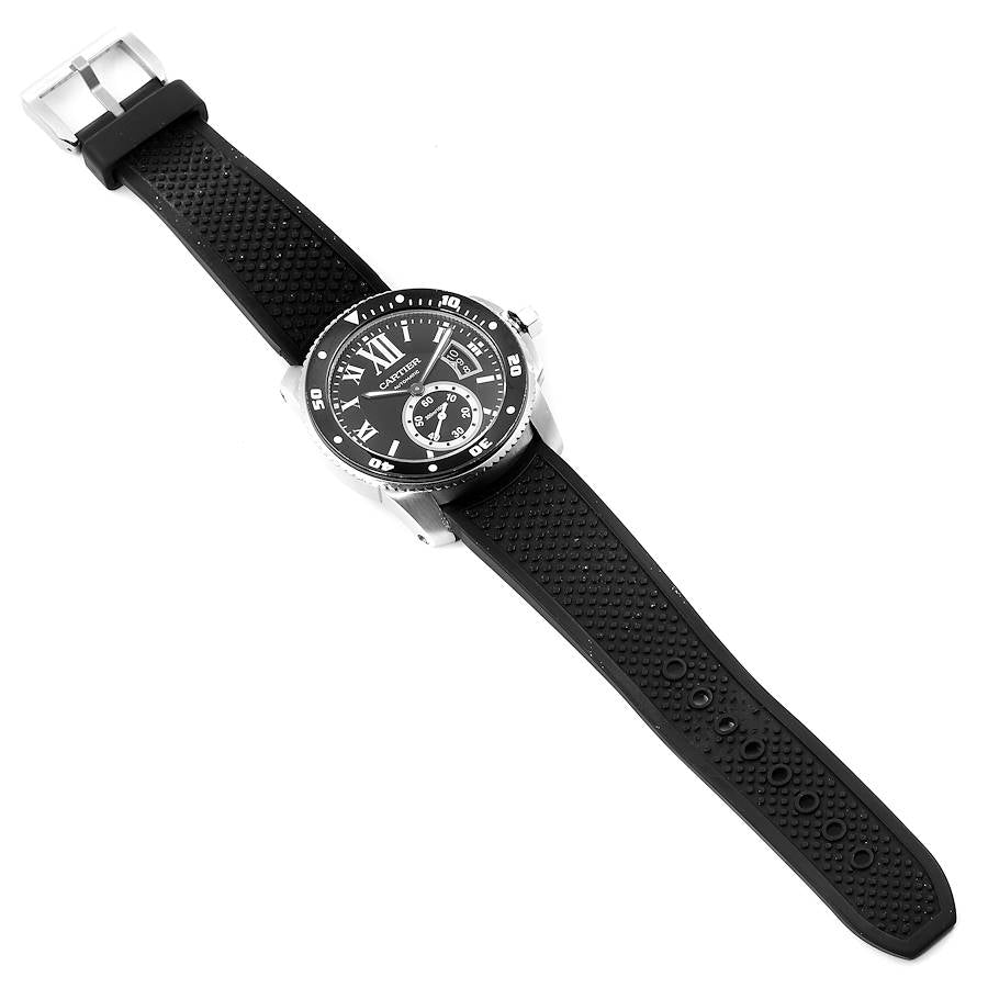 【1:1 Super Clone】Calibre Diver Black Rubber 42mm