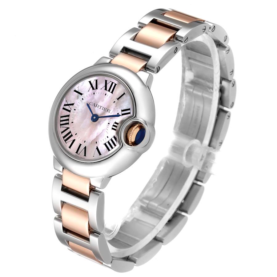 【1:1 Super Clone】BALLON BLEU Pink Mother of Pearl Dial 28mm