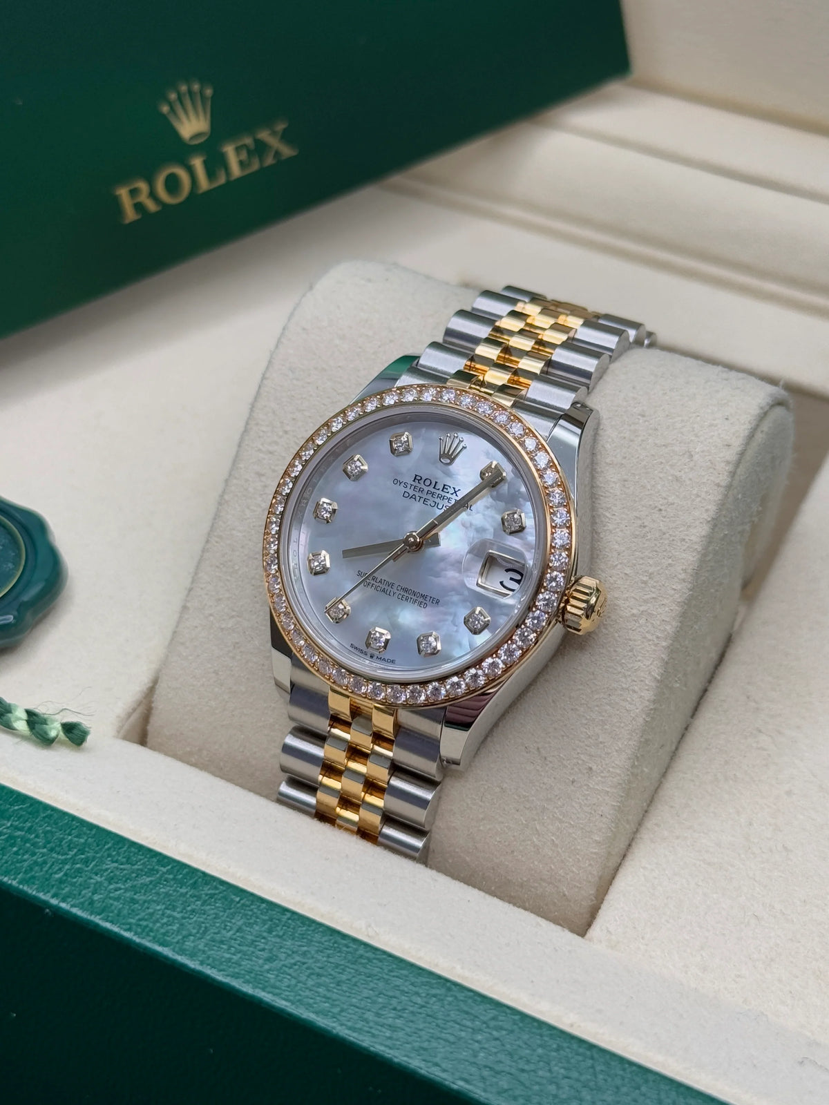 【1:1 Super Clone】 Datejust m278383-0027/0028 31mm Mother of Pearl Dial Oyster Bracelet