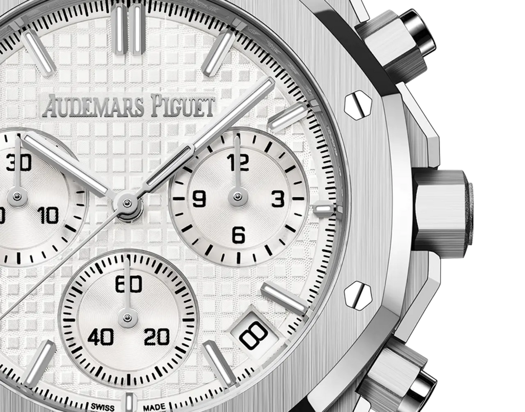 【1:1 Super Clone】A&P ROYAL OAK Silver-Toned Dial CHRONOGRAPH 41mm