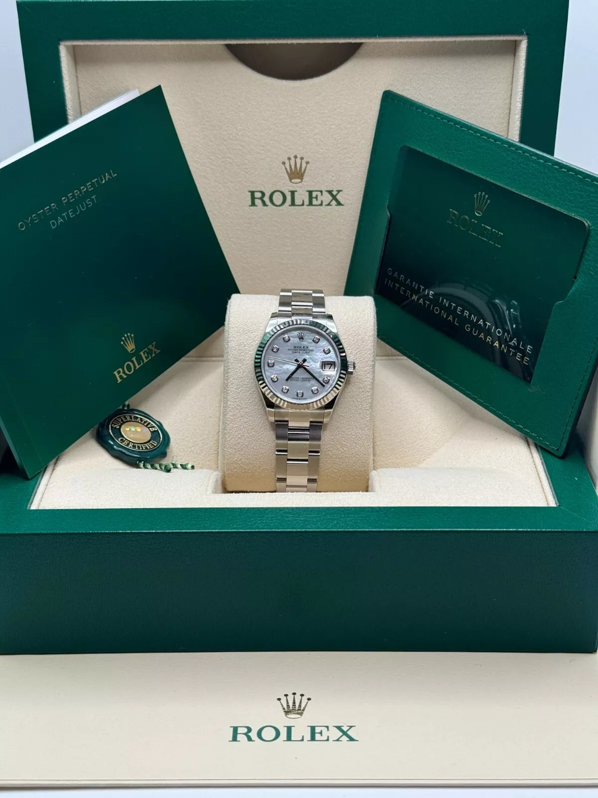 【1:1 Super Clone】 Datejust m278274-0005/0006 31mm Mother-of-Pearl 31mm Dial Oyster Watch