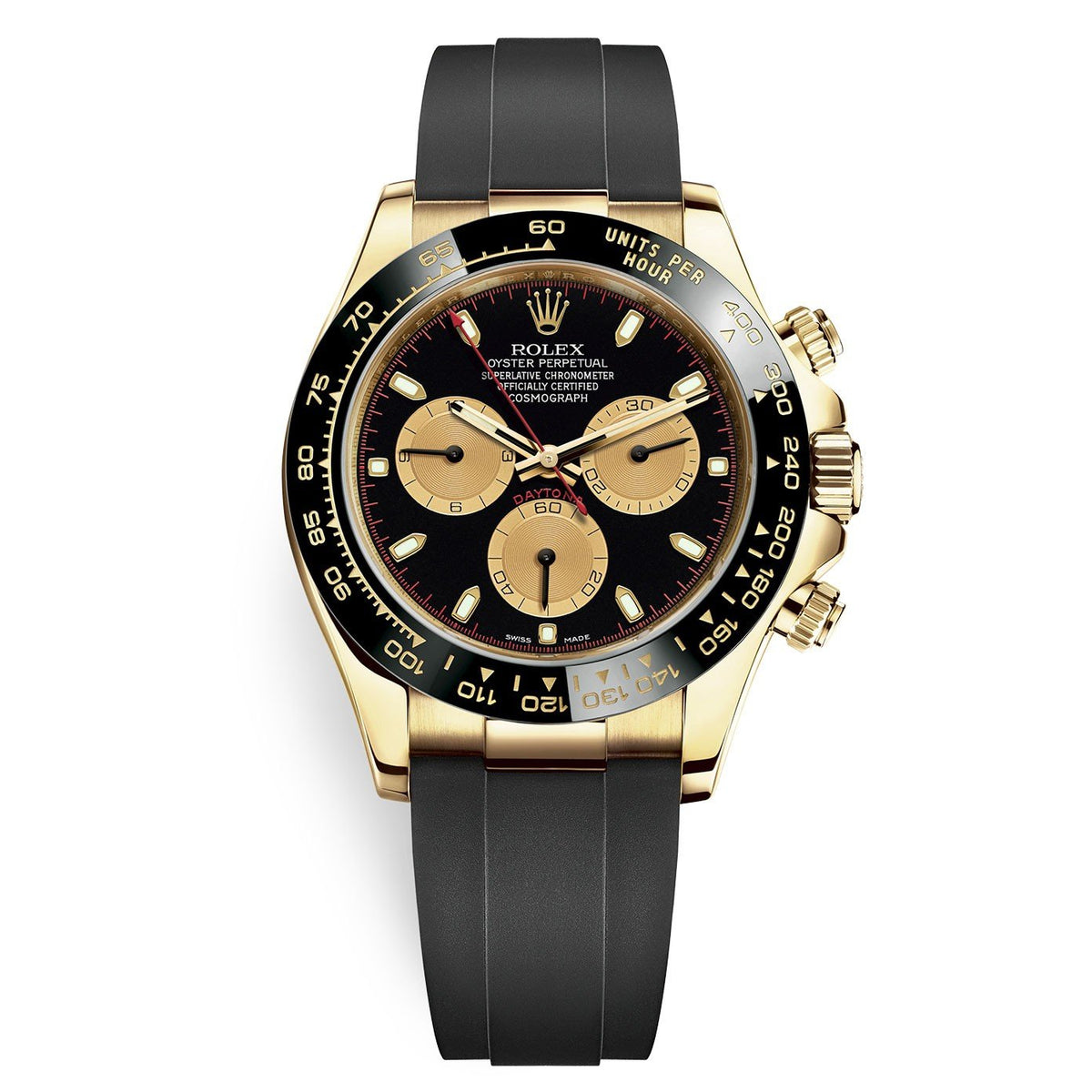 Daytona Yellow Gold Oysterflex 40mm