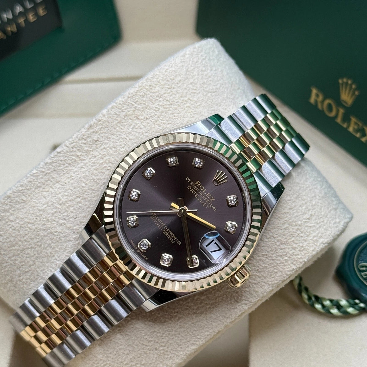 【1:1 Super Clone】 Datejust m278273-0021/0022 31mm Dark Grey Dial Stainless Steel and Yellow Gold Oyster Watch