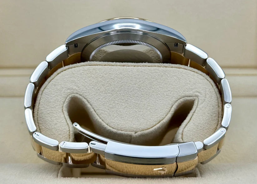 【1:1 Super Clone】 Datejust 41mm 126303 Black Diamond Oyster Steel and Yellow Gold Mens Watch