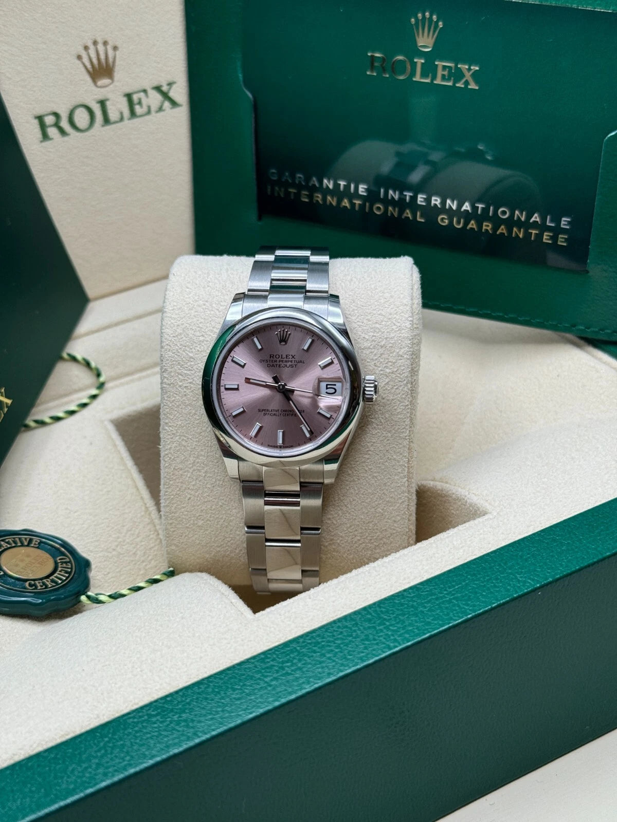 【1:1 Super Clone】 Datejust m278240-0007/0008 31mm Pink Index Domed Bezel Oyster Oystersteel