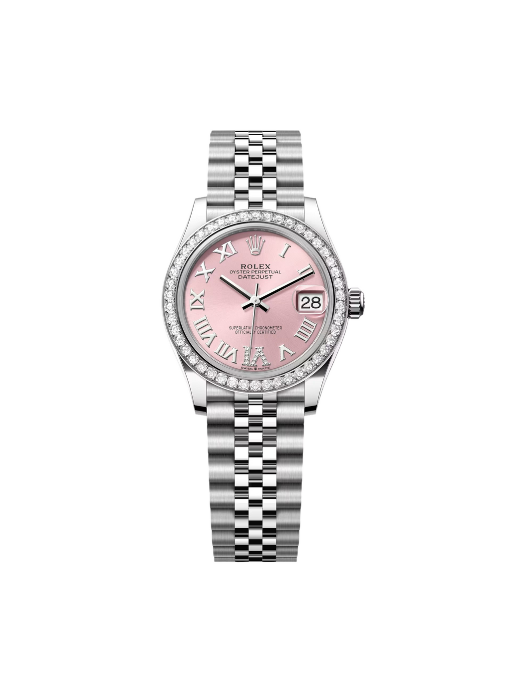 【1:1 Super Clone】 Datejust m278384RBR-0027/0028 Pink 31mm Dial Oyster Watch