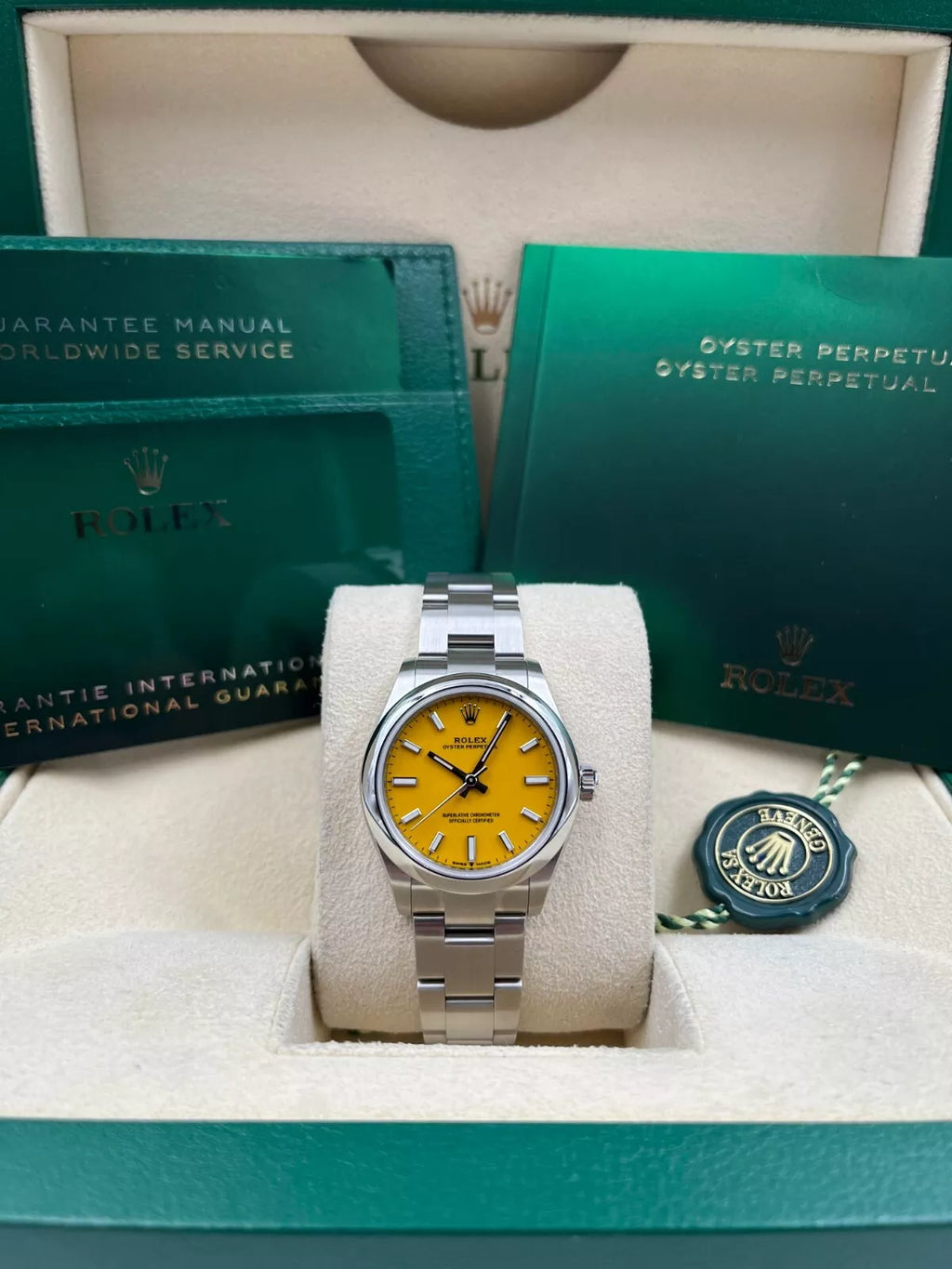 【1:1 Super Clone】 Oyster Perpetual 31mm 277200 Yellow Index