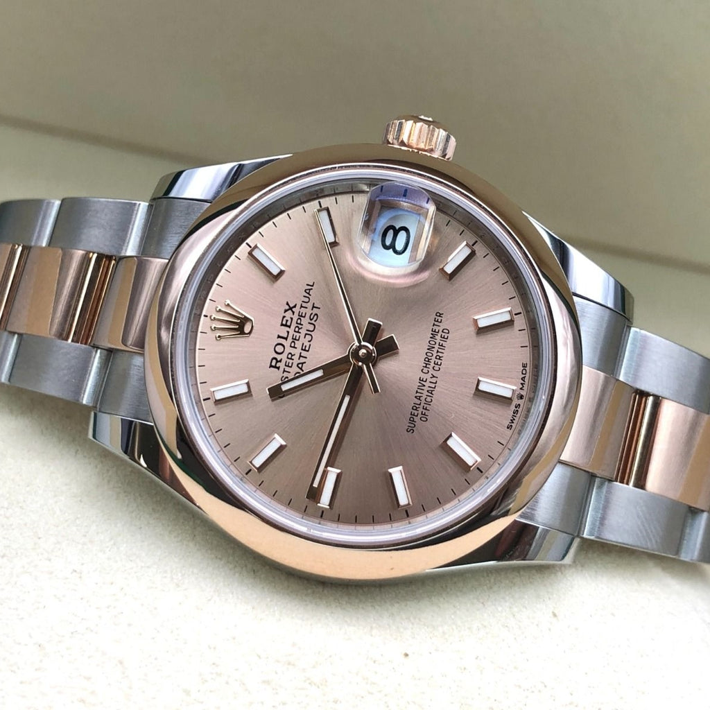 【1:1 Super Clone】 Datejust m278241-0009/0010 Rose 31mm Dial Oyster Bracelet Watch