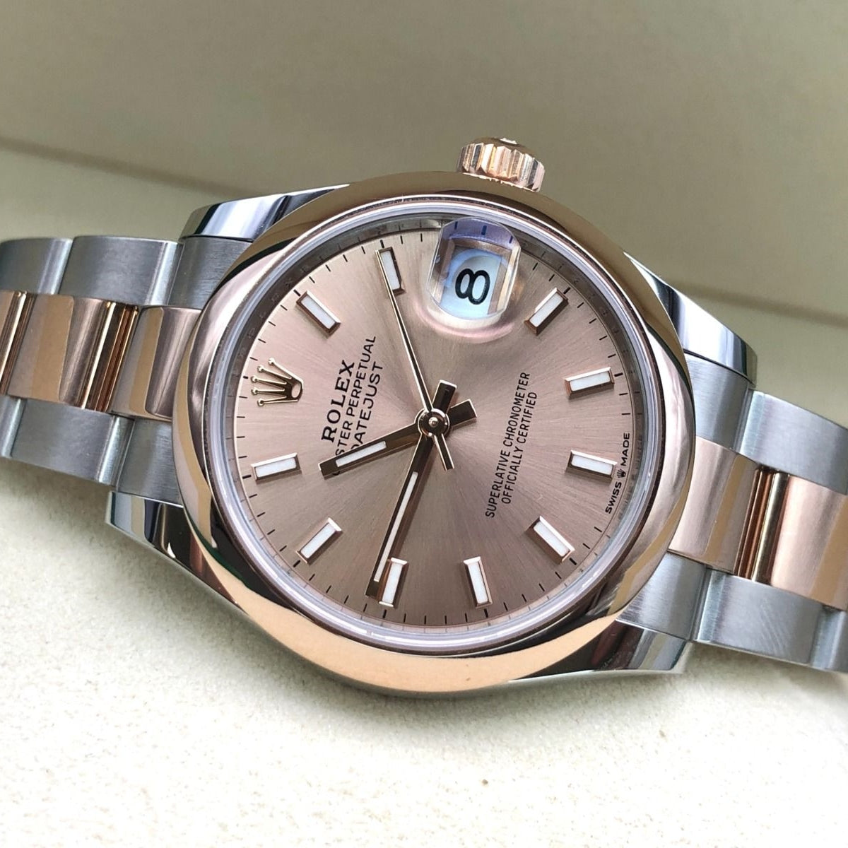 【1:1 Super Clone】 Datejust m278241-0009/0010 Rose 31mm Dial Oyster Bracelet Watch