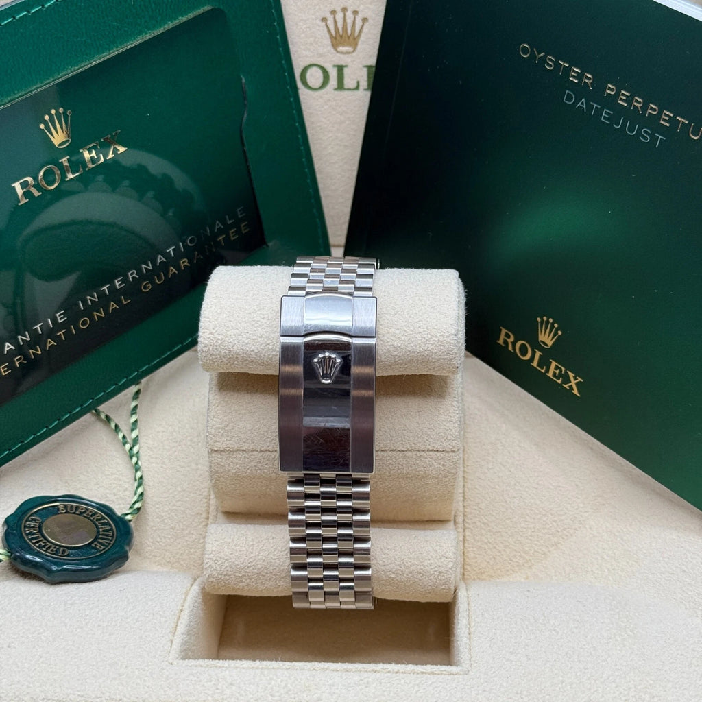 【1:1 Super Clone】  Datejust 41 Mother of Pearl Diamond Stainless Steel Fluted Oyster - 126334