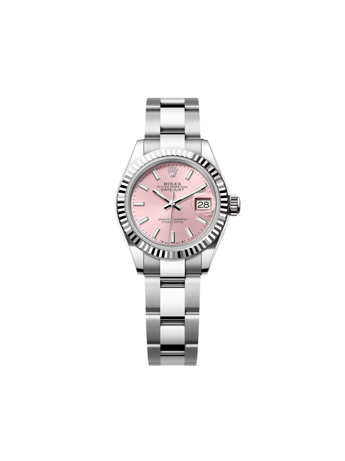 【1:1 Super Clone】 Lady-Datejust 28mm 279174 Pink Dial Oyster Bracelet