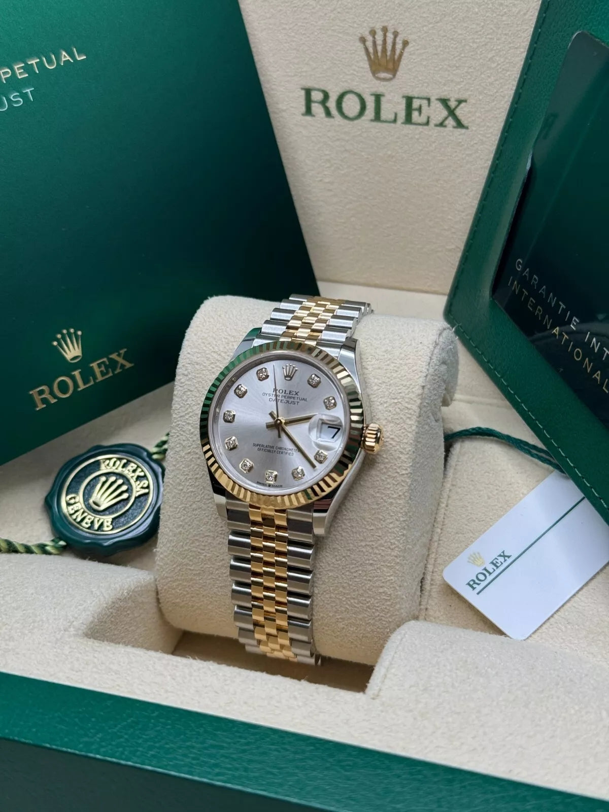 【1:1 Super Clone】 Datejust m278273-0019/0020 31mm Silver Dial Stainless Steel and Yellow Gold Oyster Watch