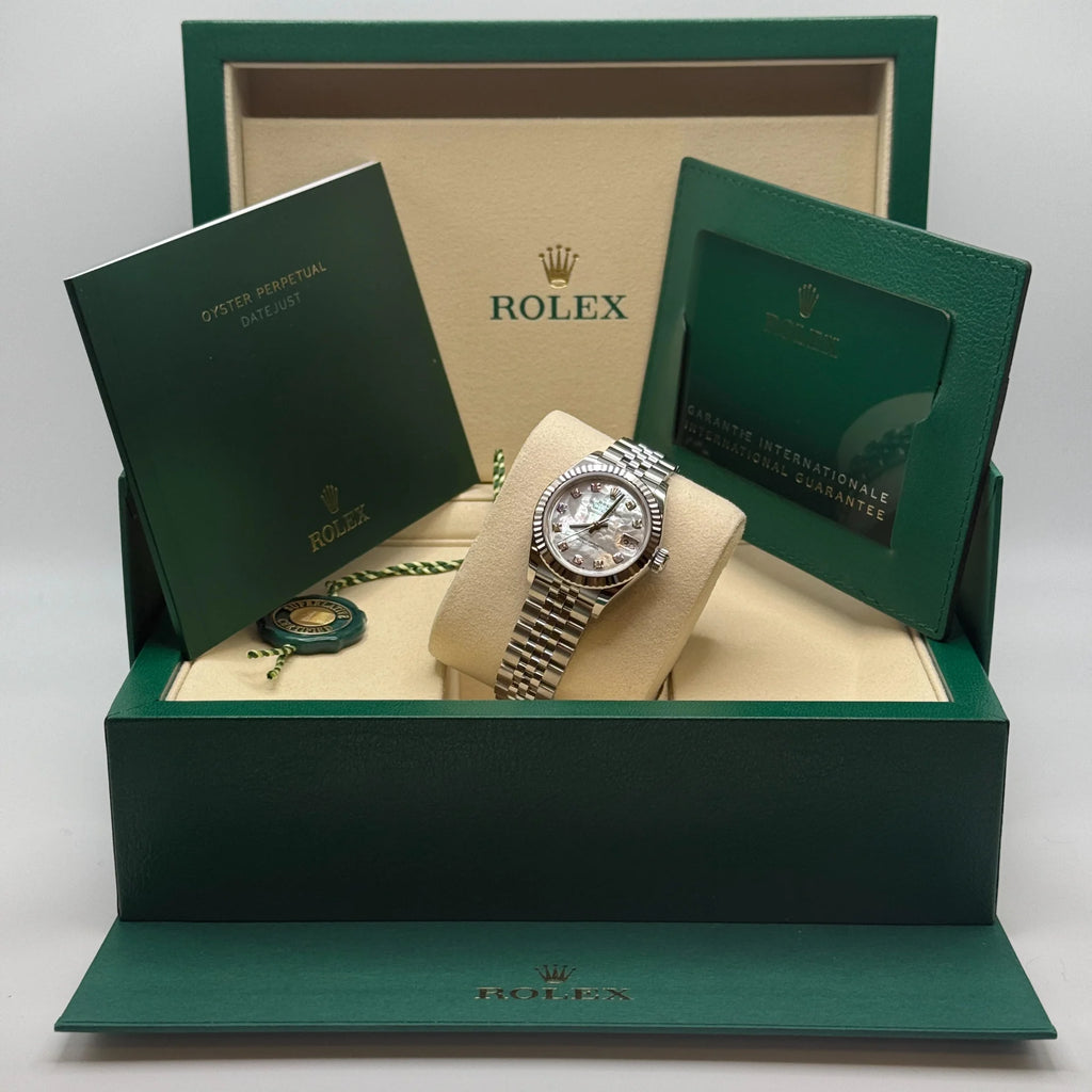 【1:1 Super Clone】 Lady-Datejust 28mm 279174 Mother Of Pearl Diamond Dial Oyster Bracelet