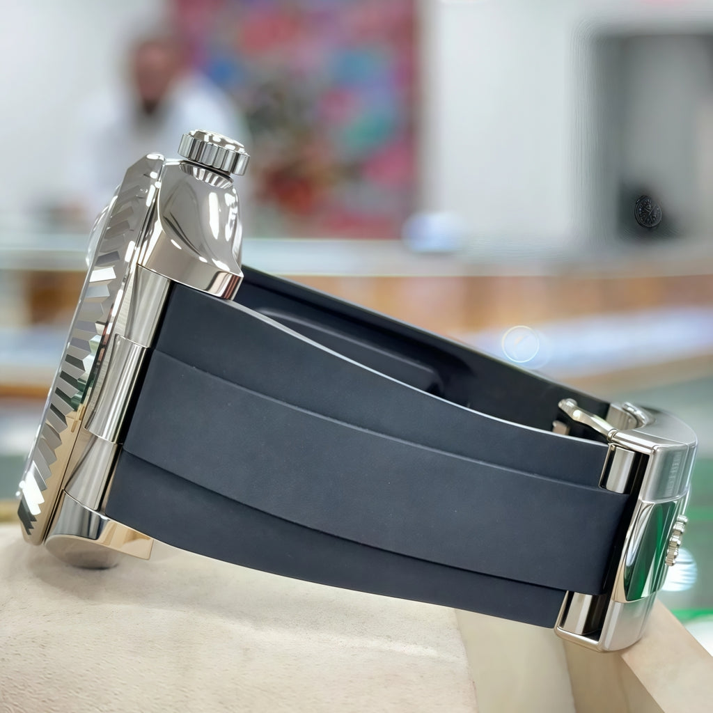 【1:1 Super Clone】 Sky-Dweller 42mm White Gold White Dial Oysterflex - 336239