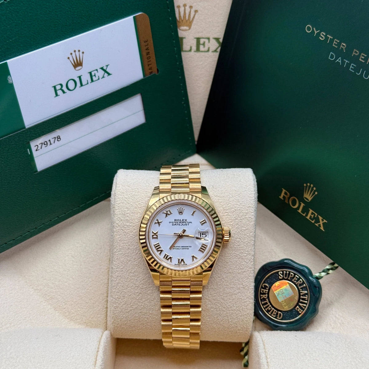 【1:1 Super Clone】 Lady-Datejust 28mm 279178 White Dial