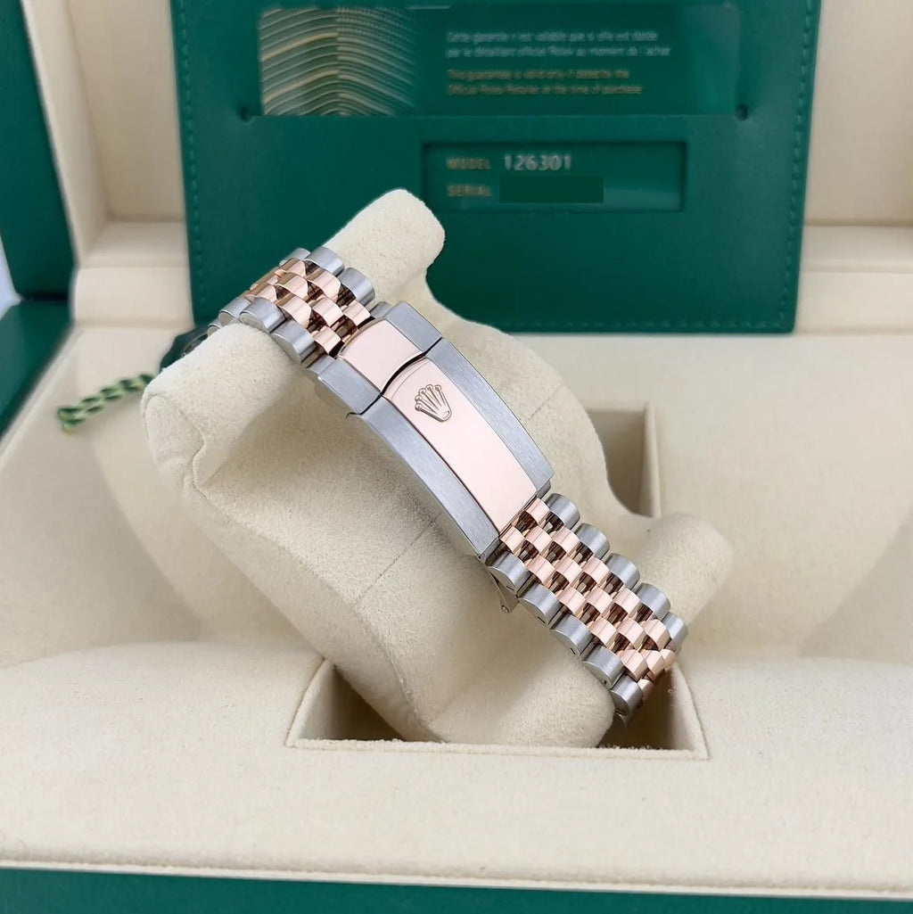 【1:1 Super Clone】 Datejust 41mm 126301 Sundust Slate Roman Dial Oyster Bracelet