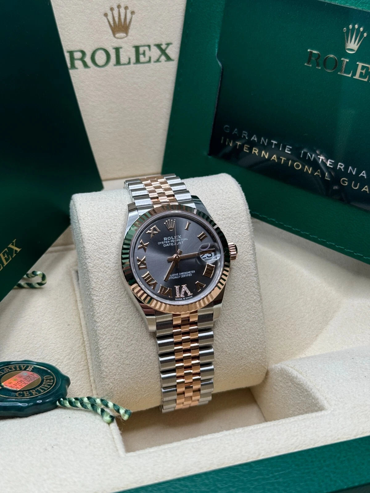 【1:1 Super Clone】 Datejust m278271-0029/0030 Slate 31mm Dial Oyster Bracelet Watch