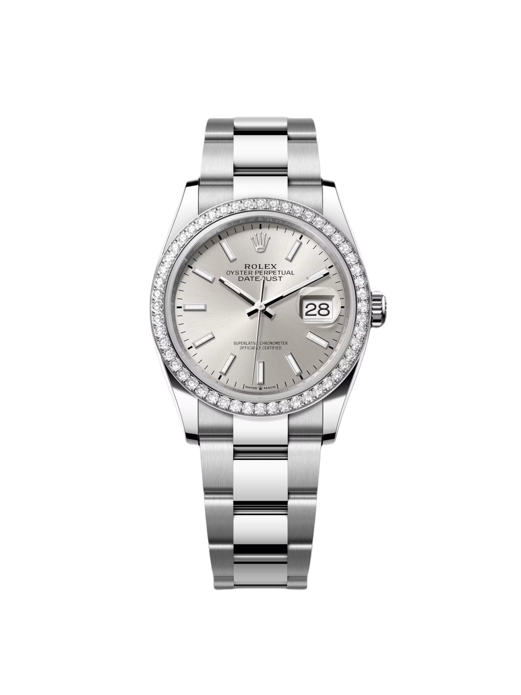 【1:1 Super Clone】  Datejust 36mm 126284 Silver Dial  Watch
