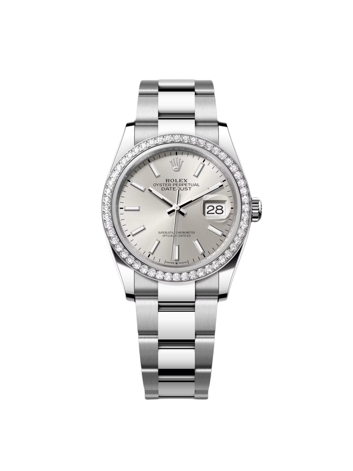 【1:1 Super Clone】  Datejust 36mm 126284 Silver Dial  Watch