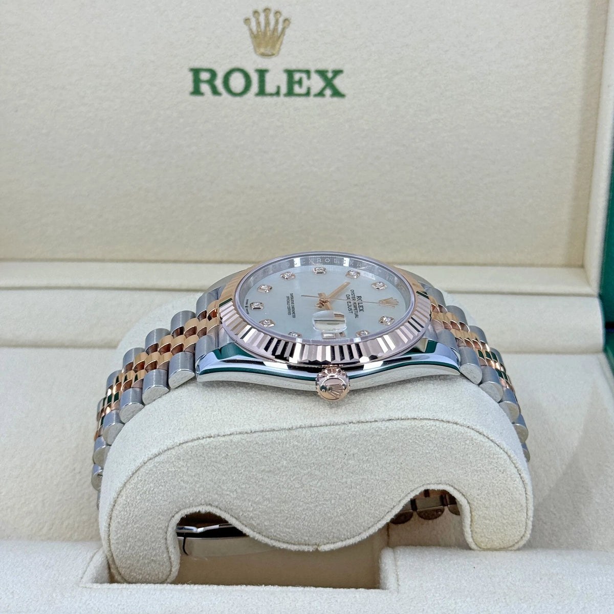 【1:1 Super Clone】 Datejust 41mm 126331 MOP Diamond Jubilee Steel and Rose Gold Watch