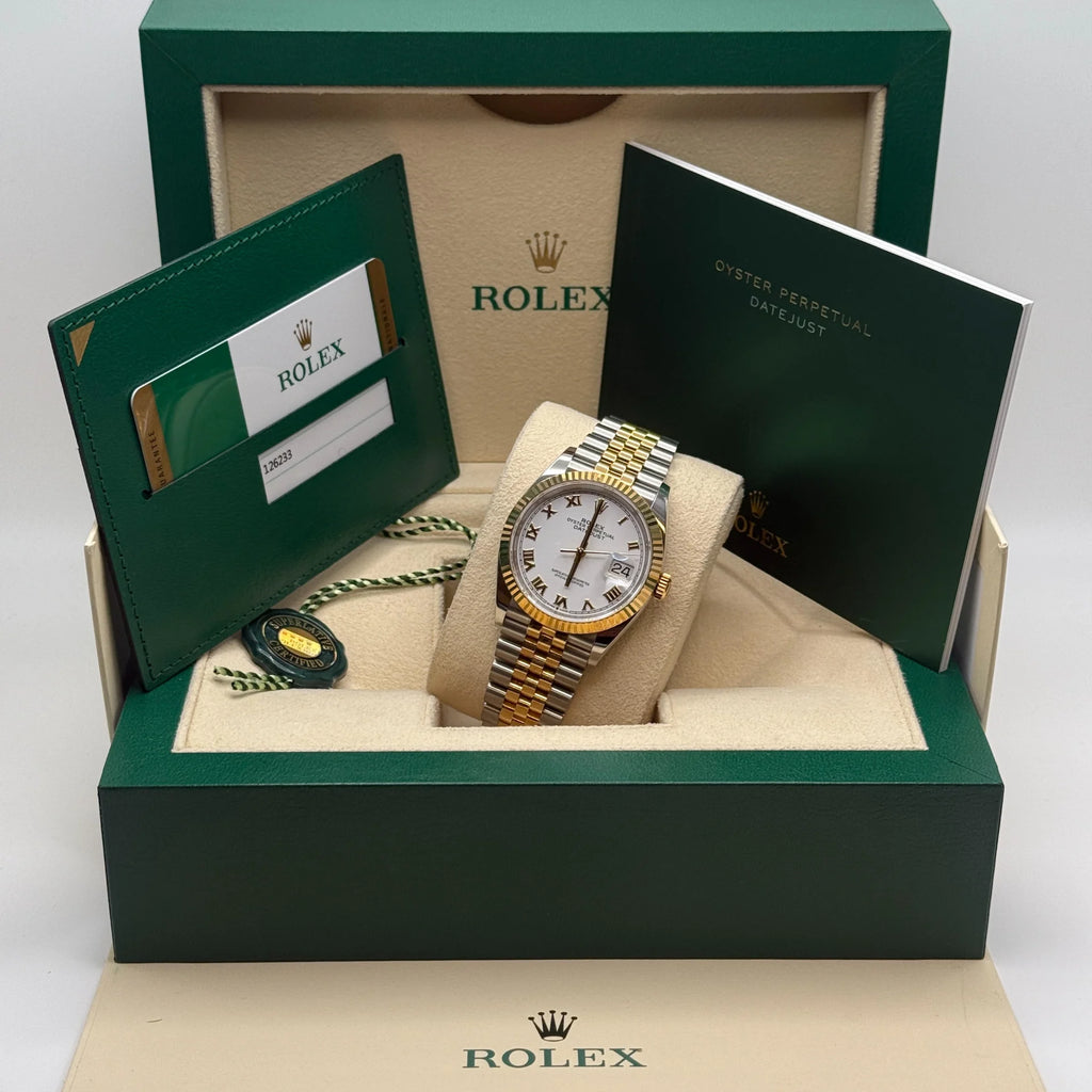 【1:1 Super Clone】  Datejust 36mm 126233 White Dial Oyster Bracelet Watch