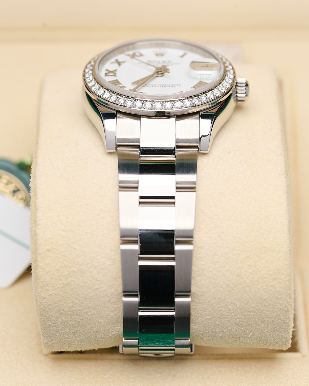 【1:1 Super Clone】 Datejust m278384RBR-0013/0014 White 31mm Dial Oyster Watch