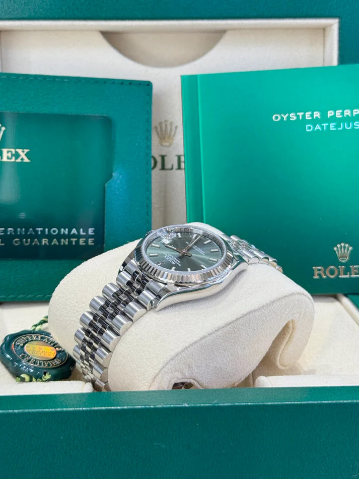 【1:1 Super Clone】 Datejust m278274-0017/0018 Green Dial 31mm Oyster Watch