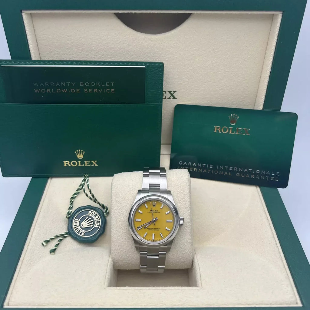 【1:1 Super Clone】 Oyster Perpetual 31mm 277200 Yellow Index