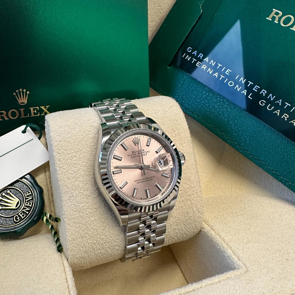 【1:1 Super Clone】 Lady-Datejust 28mm 279174 Pink Dial Oyster Bracelet
