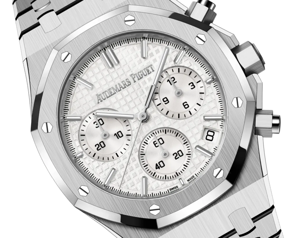 【1:1 Super Clone】A&P ROYAL OAK Silver-Toned Dial CHRONOGRAPH 41mm