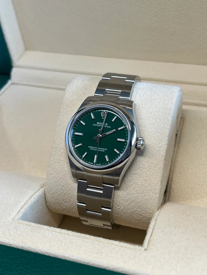 【1:1 Super Clone】 Oyster Perpetual 31mm 277200-0006 Green Dial Oyster Bracelet Watch