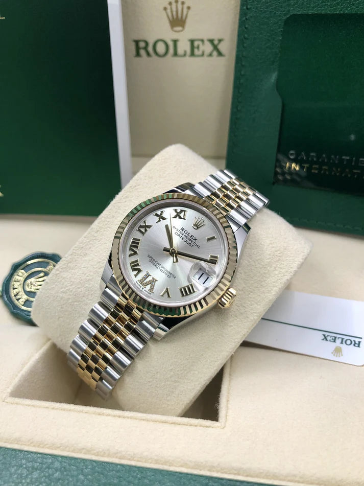 【1:1 Super Clone】 Datejust m278273-0003/0004 31mm Silver Dial Stainless Steel and Yellow Gold Oyster Watch